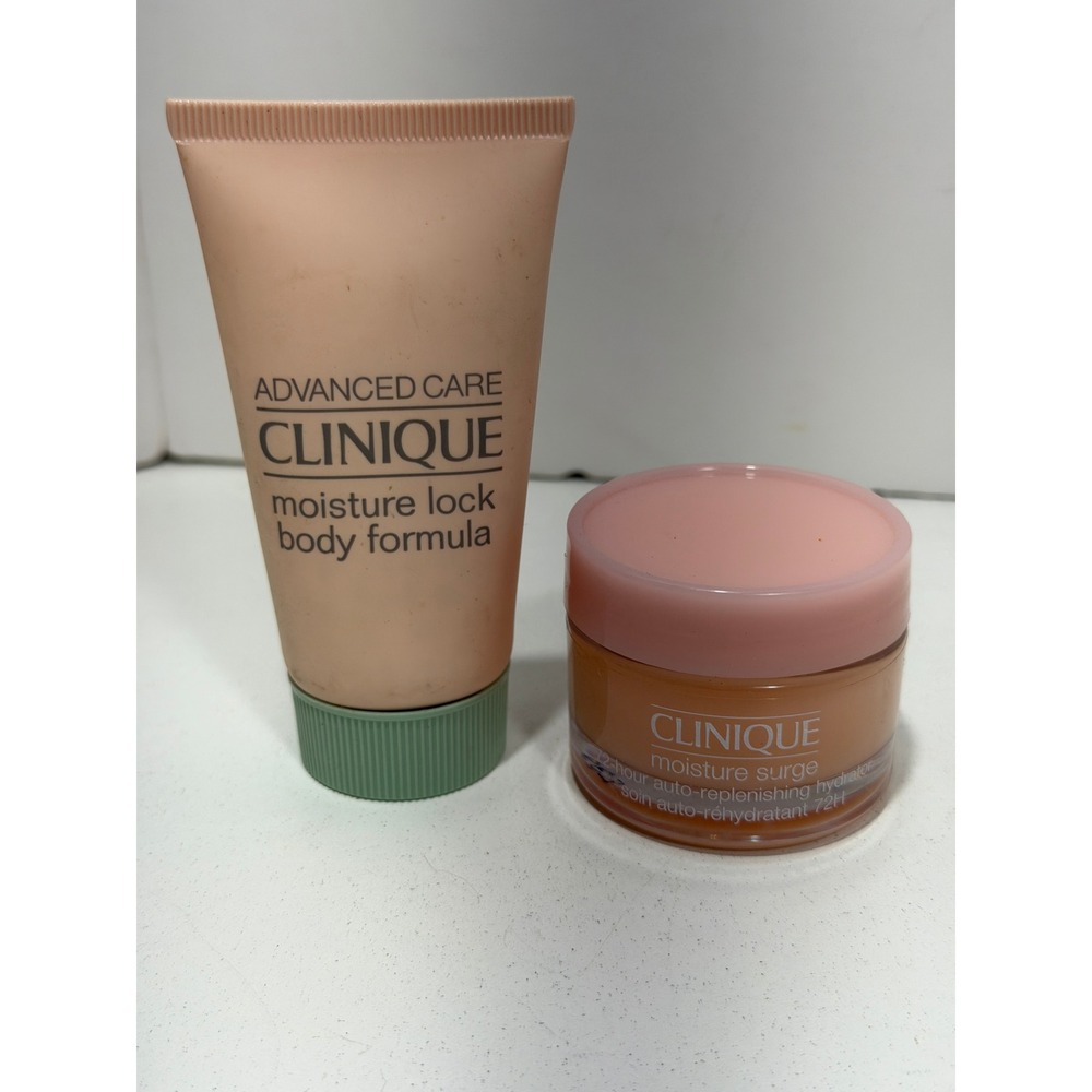 Clinique Moisture Surge 72H Hydrator 1oz & Moisture Lock Body Formula 1.7oz Set
